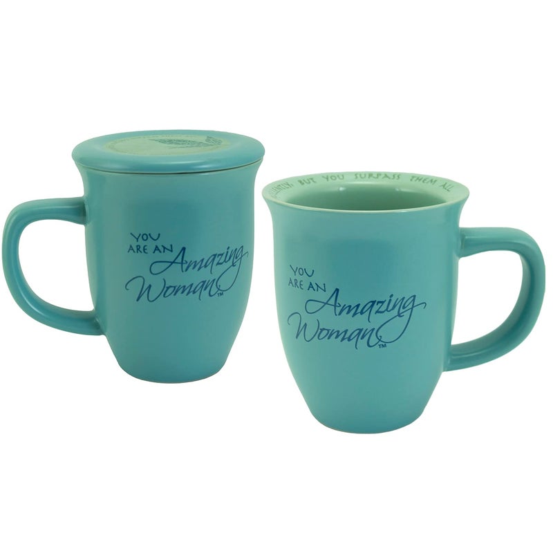 Abbey + CA Gift Abbey Gift Blue (Abbey & CA Gift) Amazing Woman Ceramic Mug & Coaster Set (57829) - Image 1